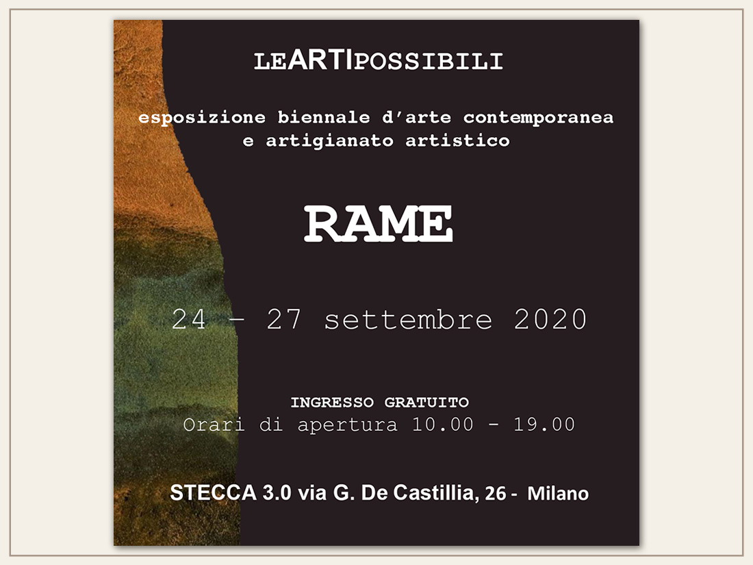 Biennale Leartipossibili - Rame 2020